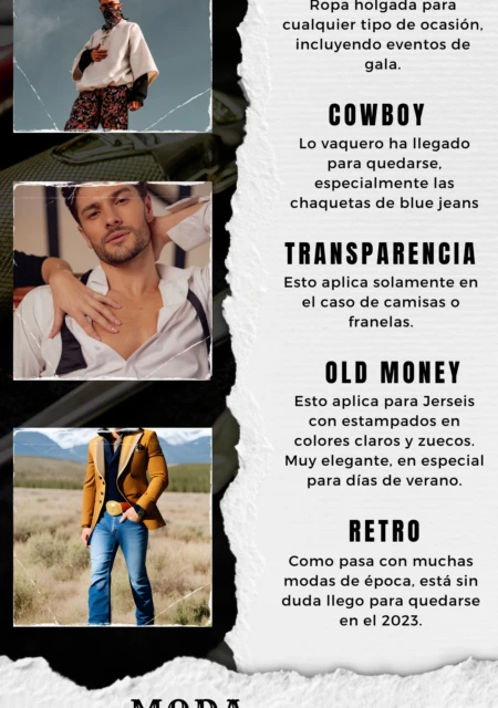 Foto 1 10 estilos y prendas de moda masculina para escorts