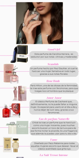 Foto 1 Los mejores perfumes para mujeres escorts 2023